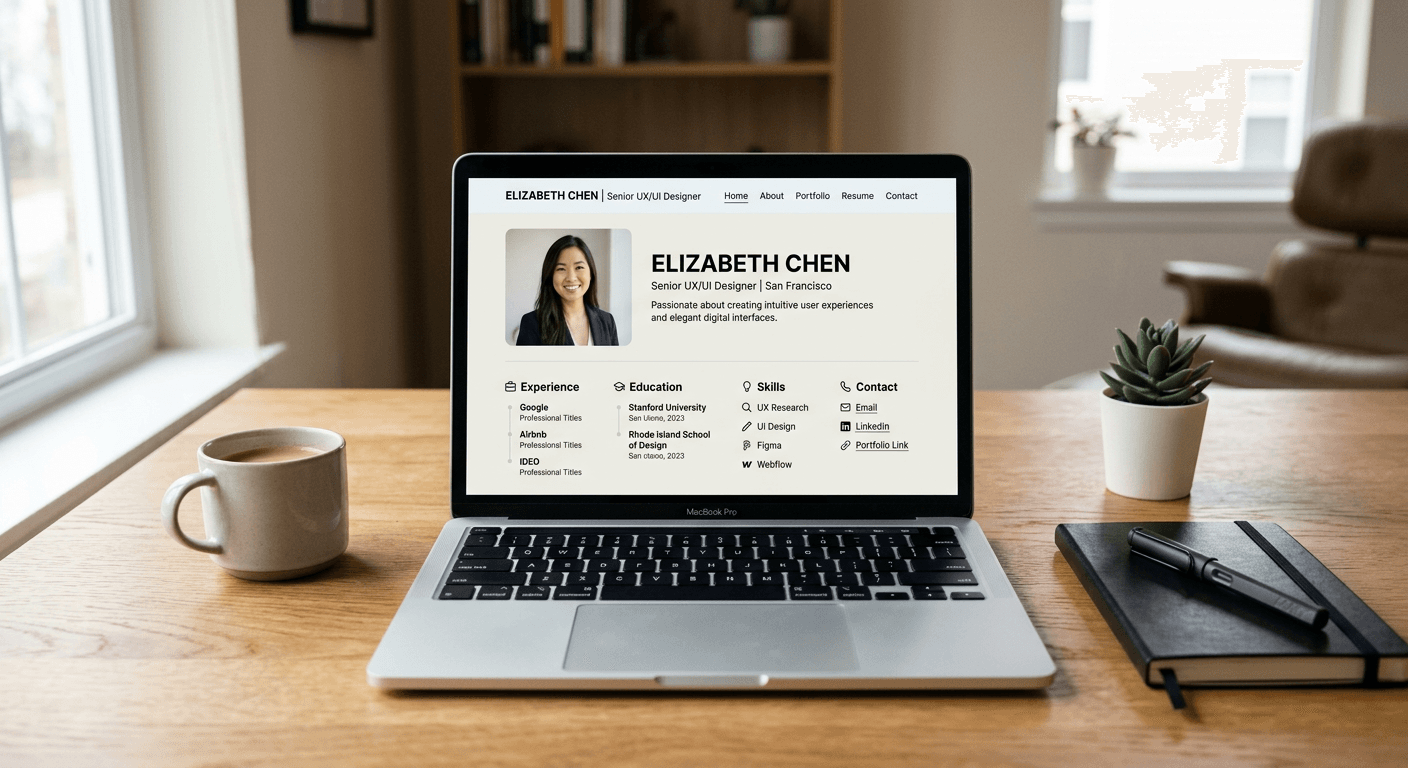 How to Build Your CV Website Design