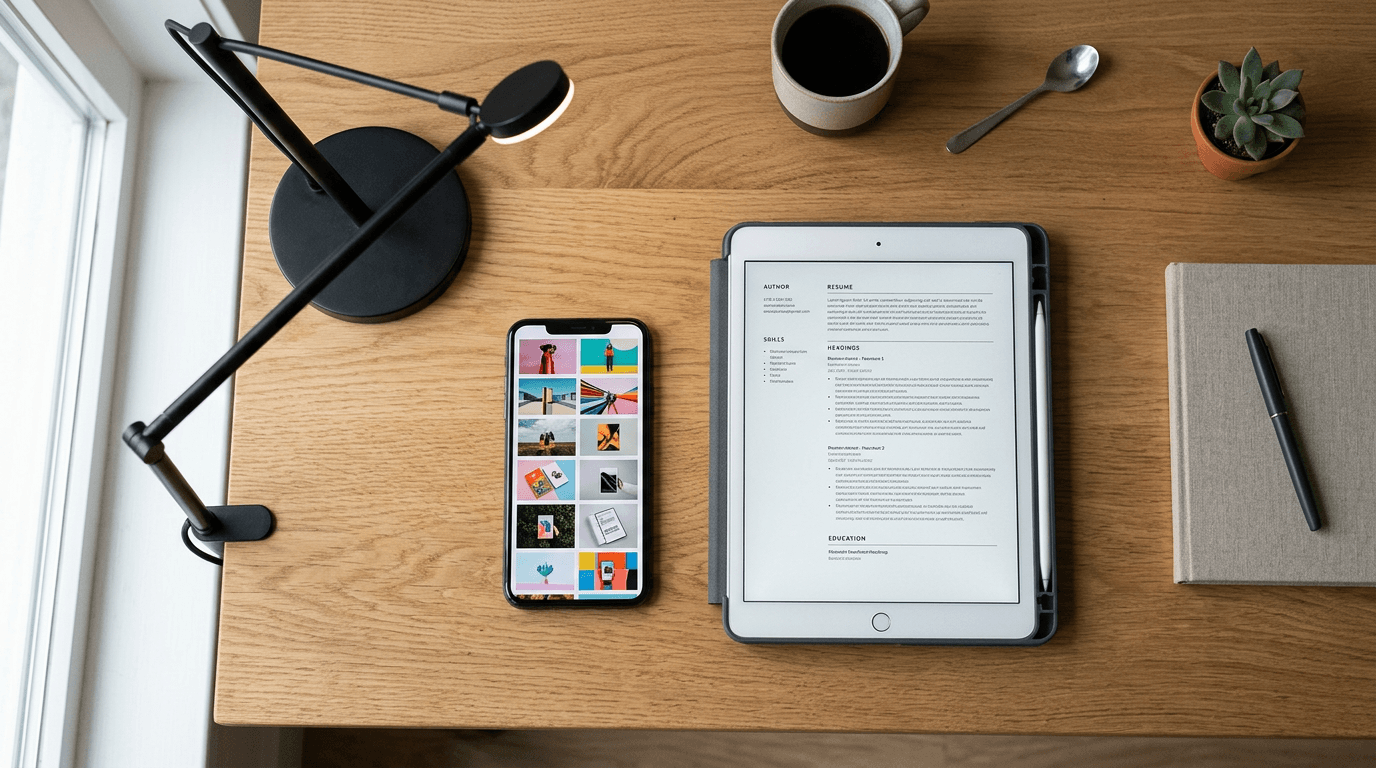Choosing an Online CV Maker for Portfolio Website Design in 2026