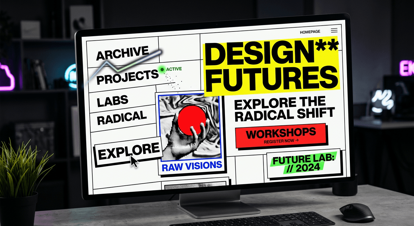 Creative Web Design Styles: Brutalism and Beyond
