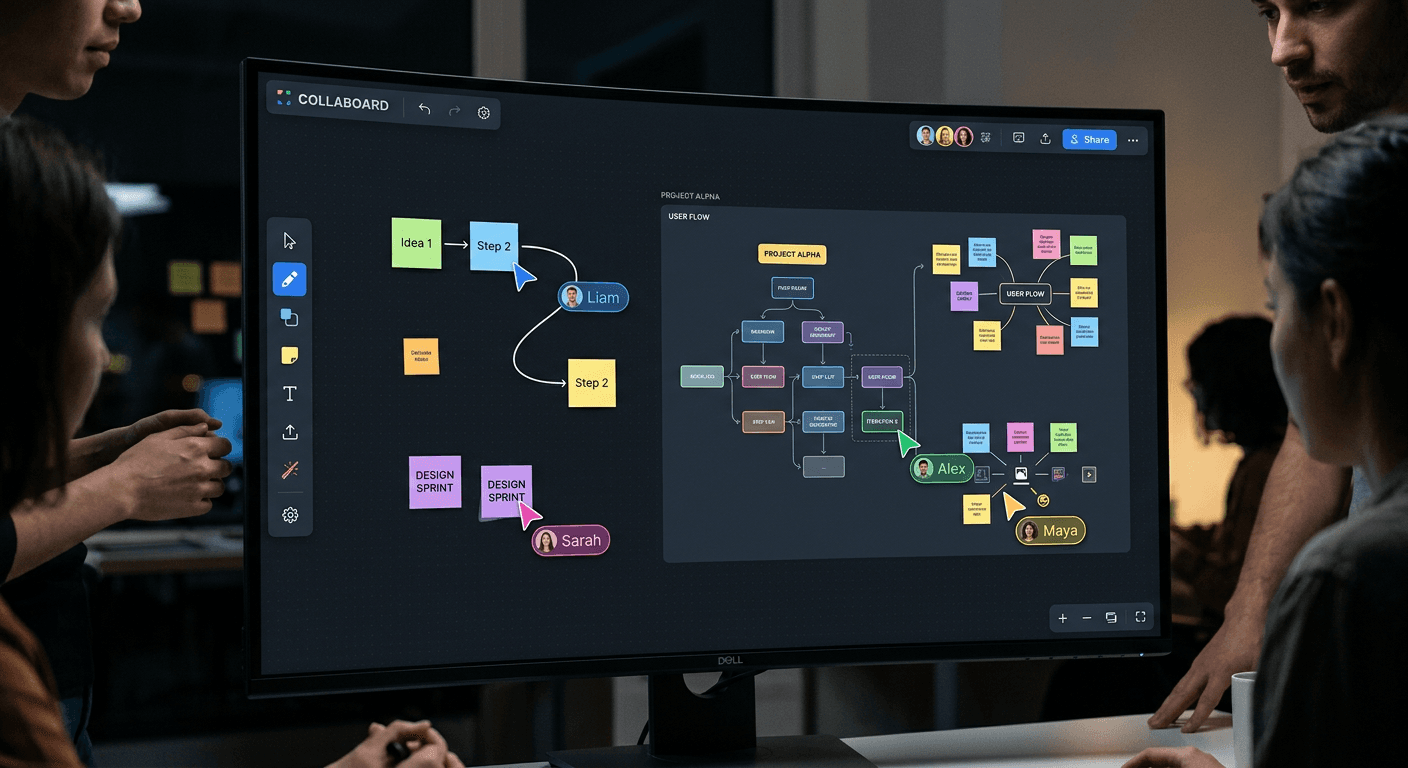 How to Create an Online Whiteboard for Collaborative Teams